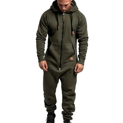 Conjunto Masculino de Moletom com Capuz e Calças