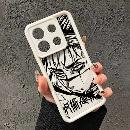 Capa Jujutsu Kaisen Anime para Xiaomi, POCO e Redmi – Design Exclusivo e Proteção