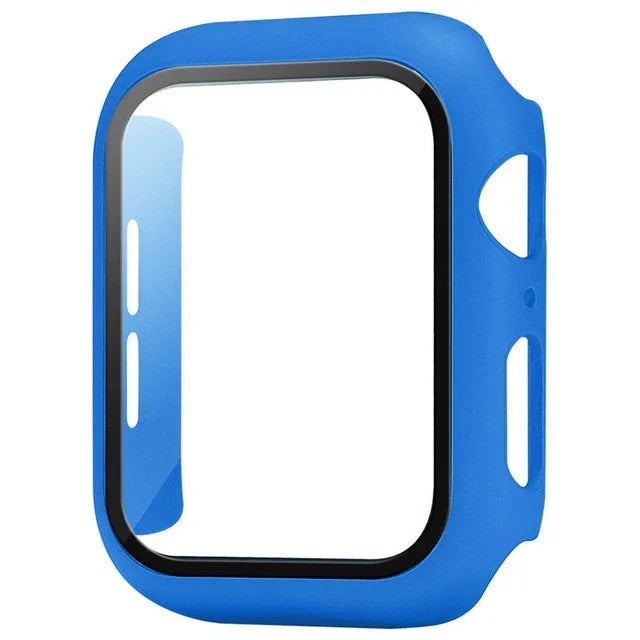 Película protetora de vidro + capa para Apple Watch