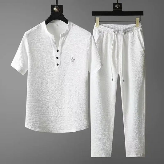 Conjunto masculino casual verão 2026