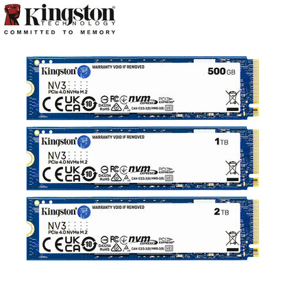 SSD Kingston NV3 NVMe PCIe 4.0 — 500 GB a 2 TB