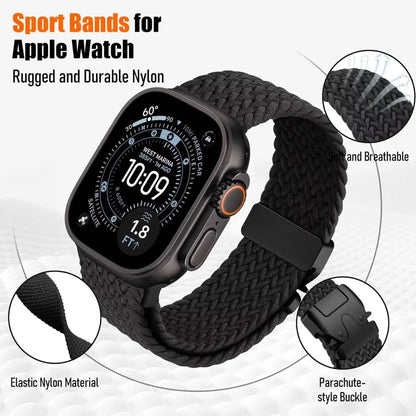 Pulseira de Nylon Trançado para Apple Watch