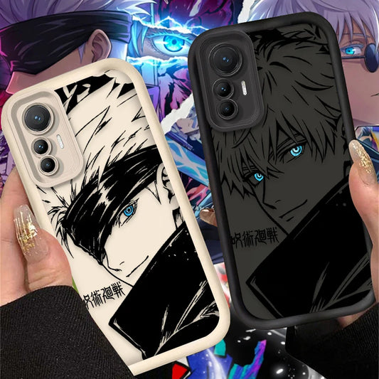 Capa de Silicone Gojo Jujutsu Kaisen para Xiaomi – Proteção e Estilo