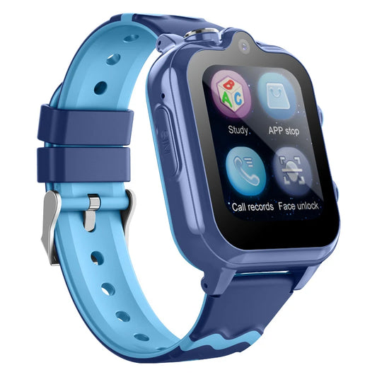 Smartwatch infantil 4G D35 à prova de água com GPS, Wi-Fi, SOS e videochamada.