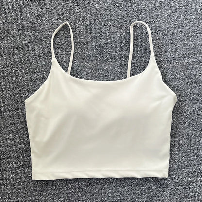 Tops acolchoada bralette