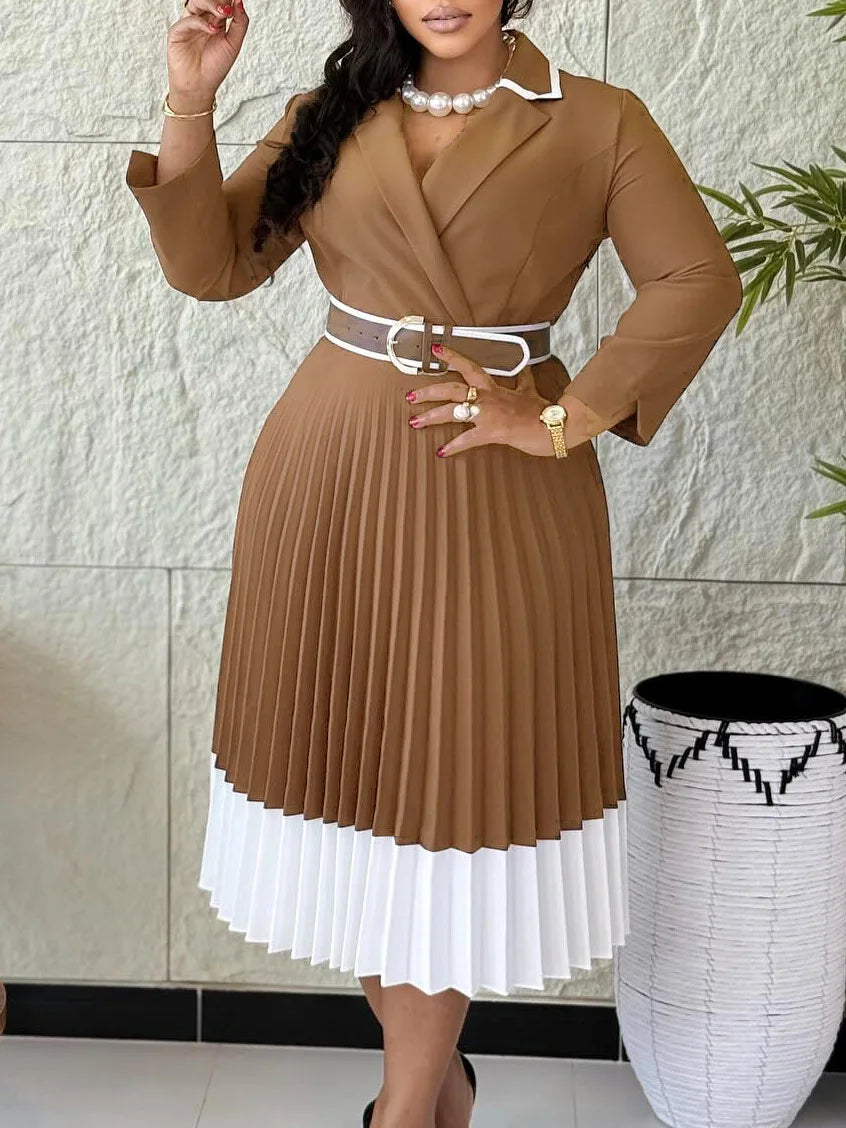 Vestido de manga comprida