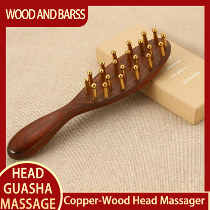 Ferramenta massageadora facial Guasha Varinha Kansa