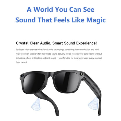 Óculos Inteligentes OnePlus AI com Câmara HD, Bluetooth e Assistente de Voz