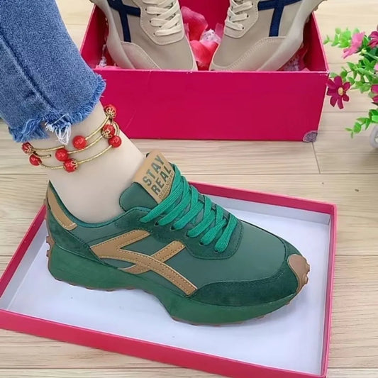 Ténis casuais femininos desportivos de luxo