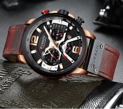 Relógio Masculino Curren 8329 — Cronógrafo