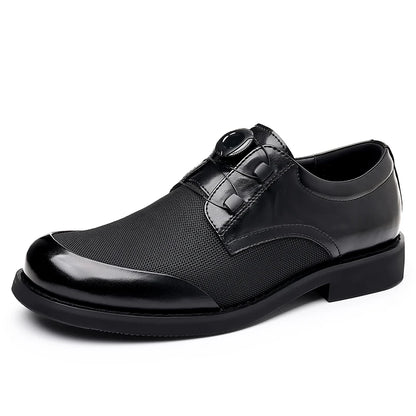 Sapatos Casuais Masculinos em Couro — Estilo Britânico