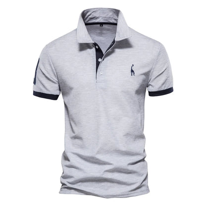 Polo girafa camisa bordado