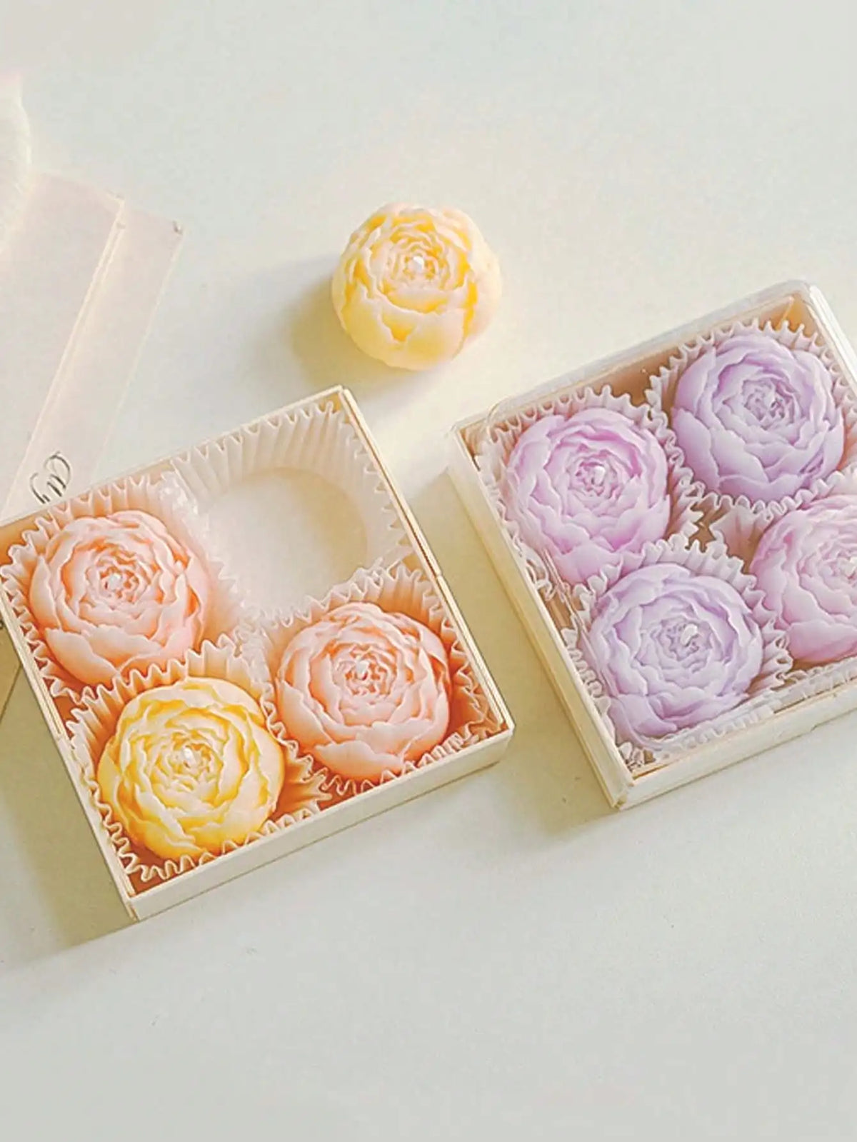 Caixa de Velas Aromáticas Florais