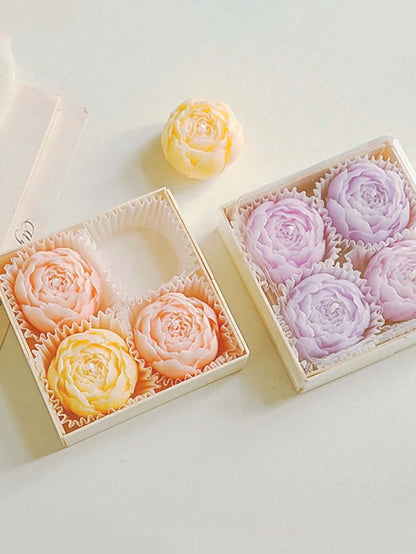 Caixa de Velas Aromáticas Florais