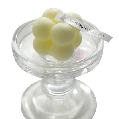 Vela Aromática em Cubo de Bolhas