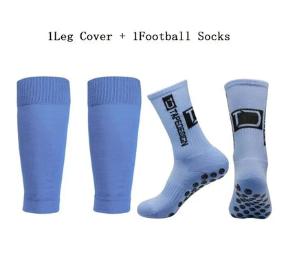 Pares de meias reforçadas com pontos adesivos