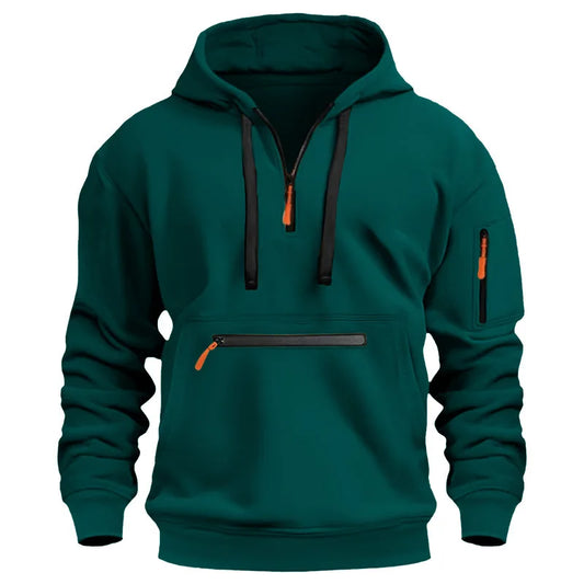 Moletom esportivo casual com capuz