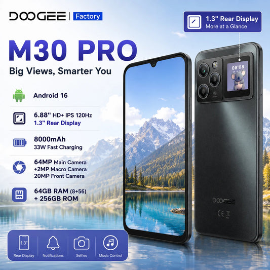 DOOGEE M30 Pro — Smartphone Robusto