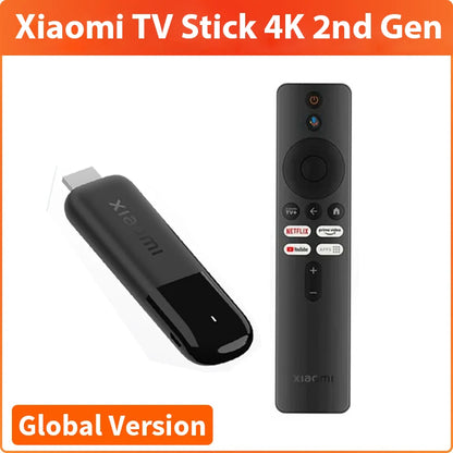 Xiaomi TV Stick 4K 2ª Geração – Versão Global com Google TV