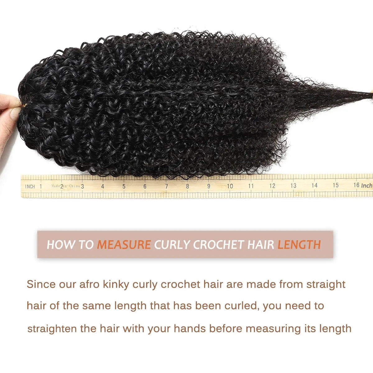 Extensões Afro Kinky Cacheadas para Crochê