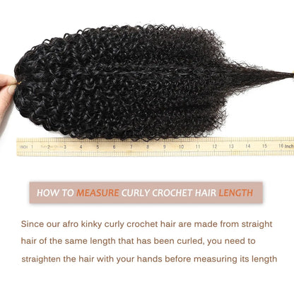 Extensões Afro Kinky Cacheadas para Crochê