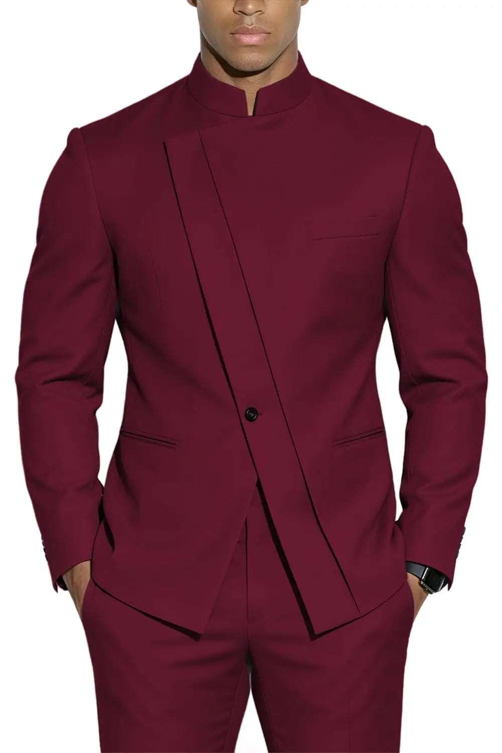 Fato Masculino de 2 Peças WSMDA — Gola Alta