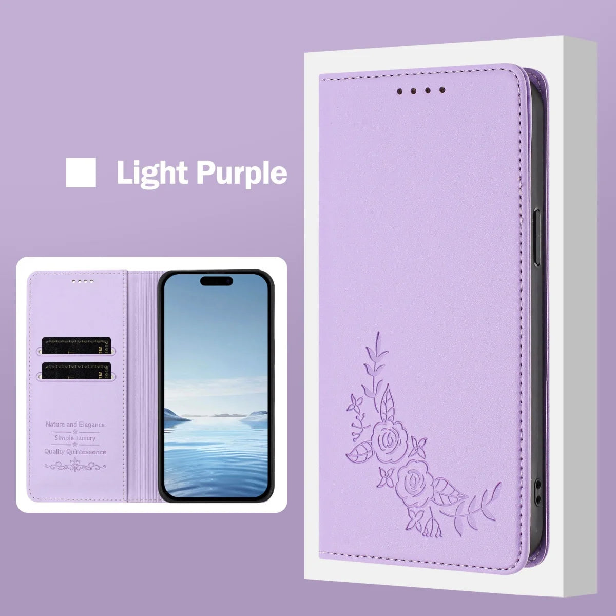 Capa Carteira Magnética de Couro para Xiaomi – Porta-Cartões e Proteção
