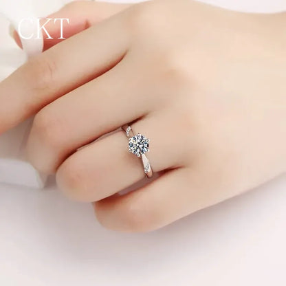 Anel de Moissanite para Mulheres