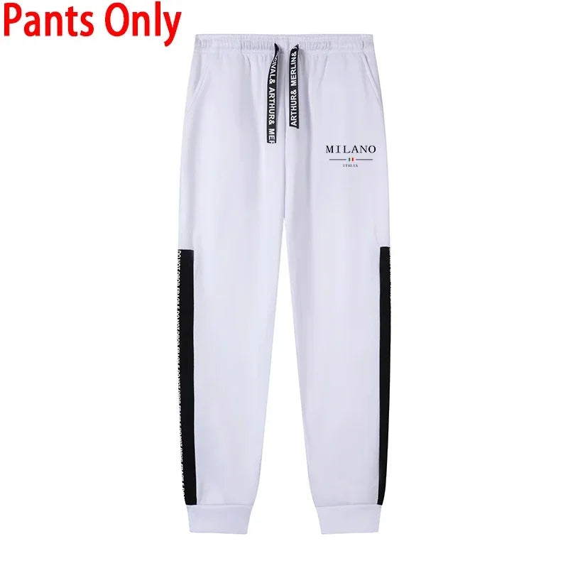 Conjunto de Moletom Unissexo com Capuz e Calças