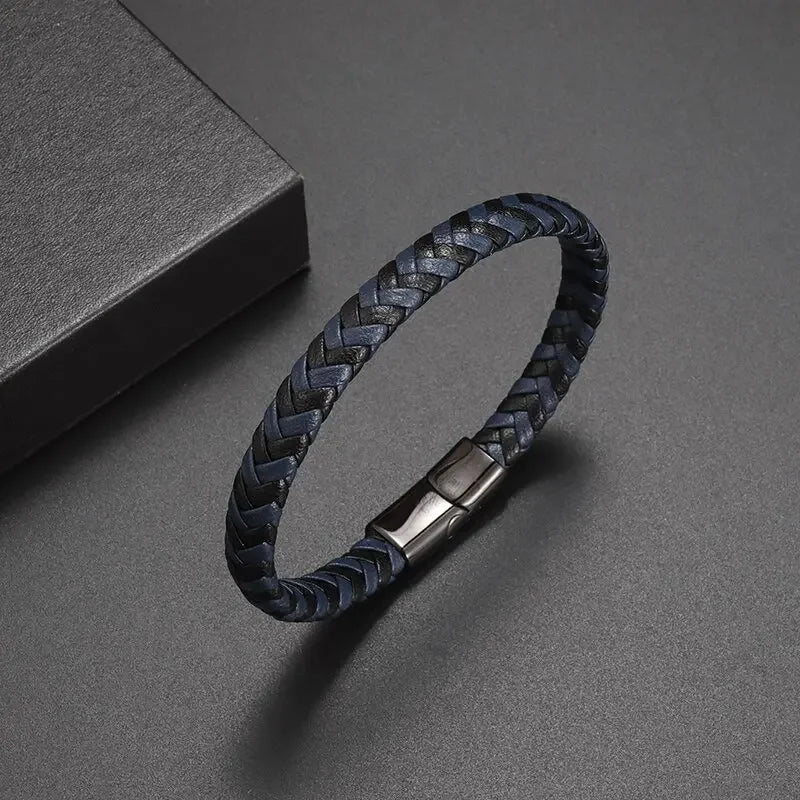Pulseira punk de camada dupla