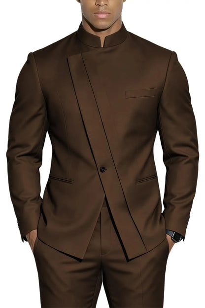 Fato Masculino de 2 Peças WSMDA — Gola Alta