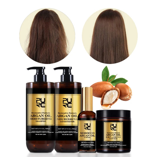 PURC - Shampoo e Condicionador com Óleo de Argan Marrocos