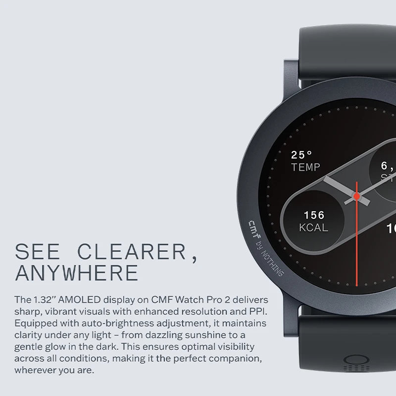 CMF by Nothing Watch Pro 2 — Smartwatch Global com AMOLED