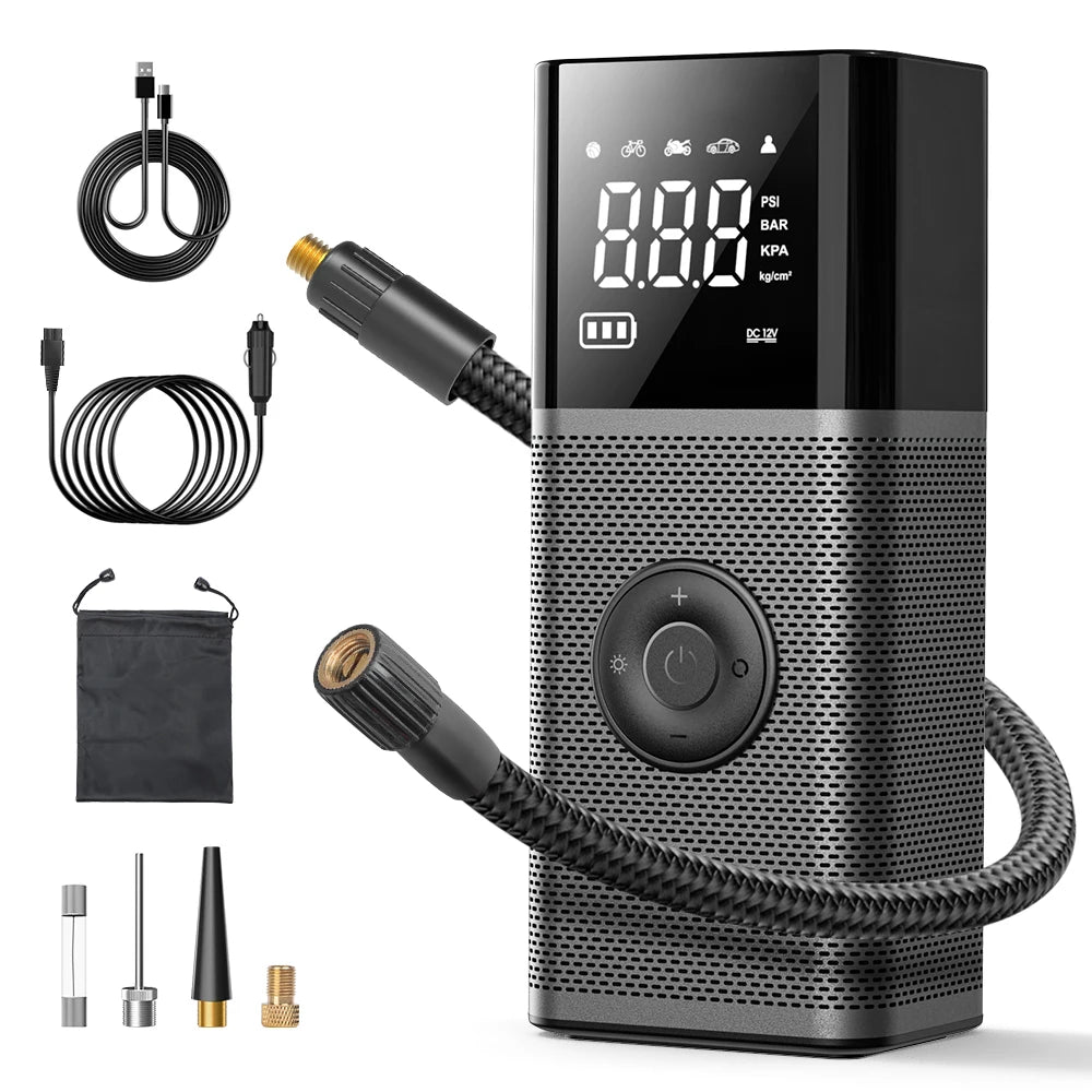 Compressor de ar portátil Carsun para automóveis