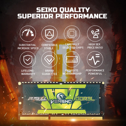 Memória Ram DDR4, DDR3 para portátil