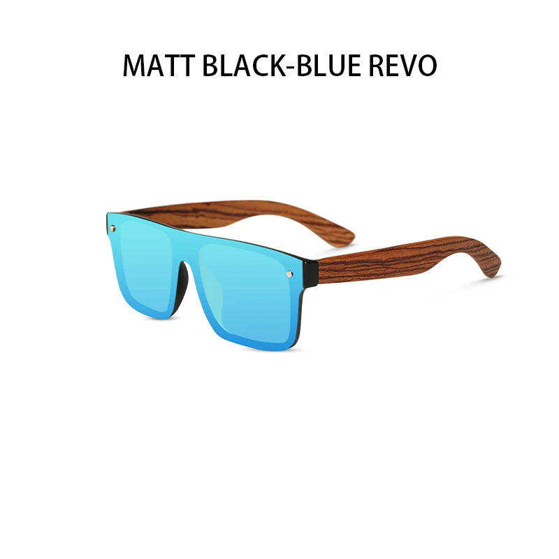 Óculos de sol de madeira polarizados