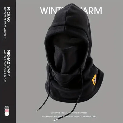Gorro de inverno 3 em 1 com máscara e protetor de pescoço