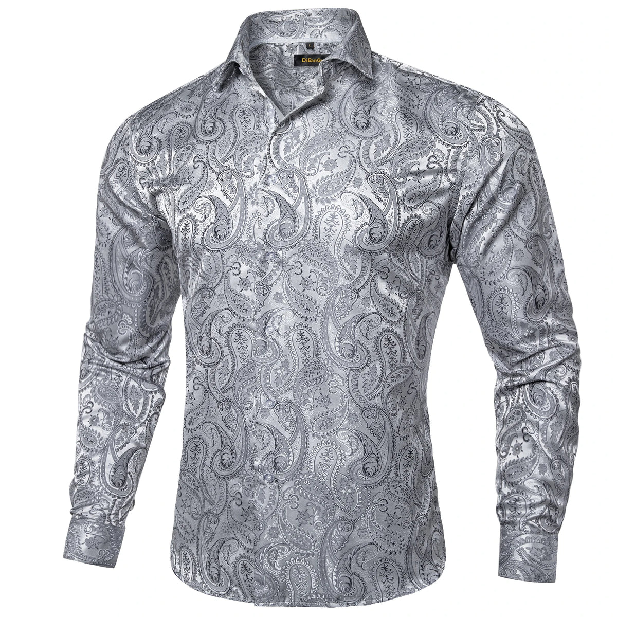 Camisa Masculina Paisley Roxa