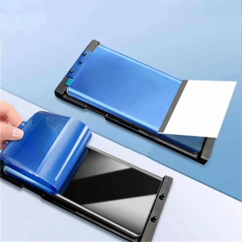 Película de Cerâmica Macia para Samsung Galaxy — Protetor de Ecrã Curvo com Cola Completa