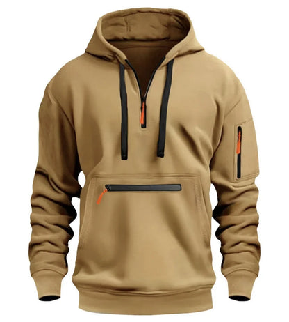Moletom esportivo casual com capuz