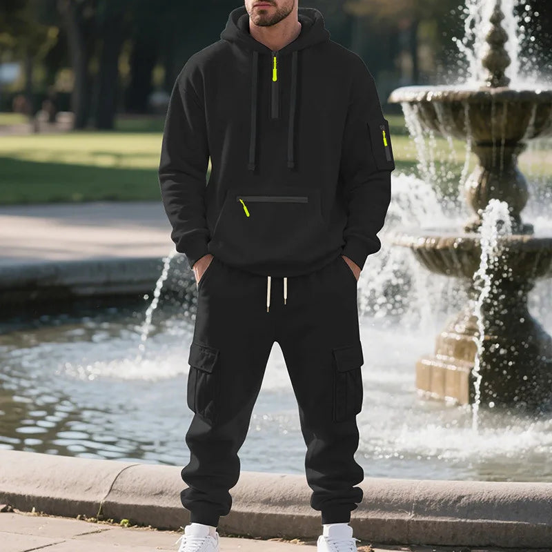 Fato esportivo casual multi-bolso