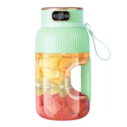 Garrafa portátil misturador de frutas elétrico