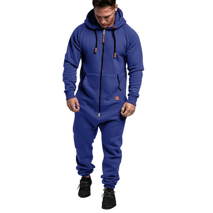 Conjunto Masculino de Moletom com Capuz e Calças