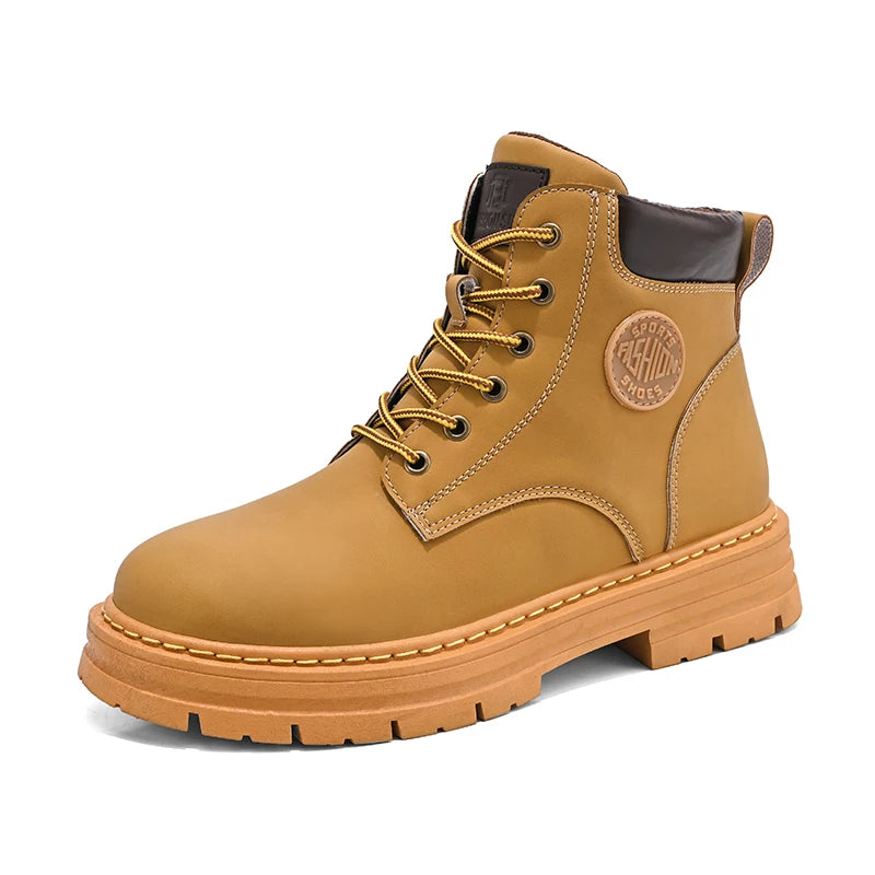 Botas de cano alto moda britânica