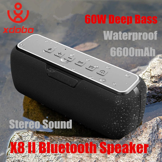 Caixa de Som Bluetooth Xdobo X8II de 60W com Subwoofer TWS
