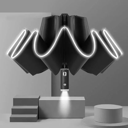 Guarda-Sol Dobrável Automático para Carro – Proteção Solar e Design Reverso