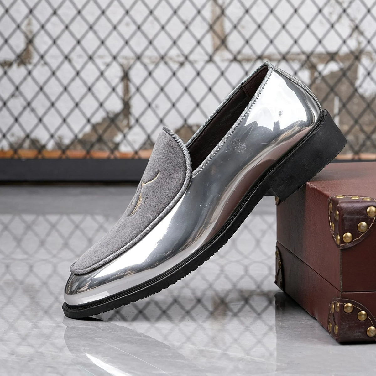 Mocassins Masculinos Formais com Bordado