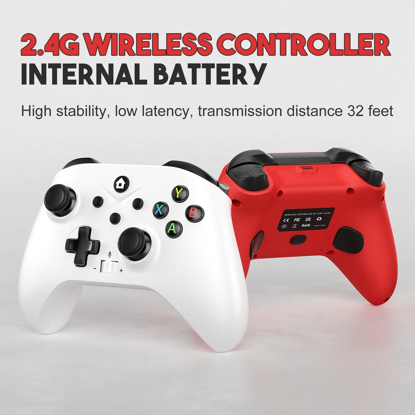 Comando sem fios 2.4G para Xbox One/Slim/Série S/X, consola e PC