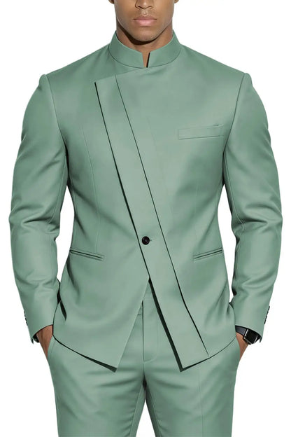 Fato Masculino de 2 Peças WSMDA — Gola Alta