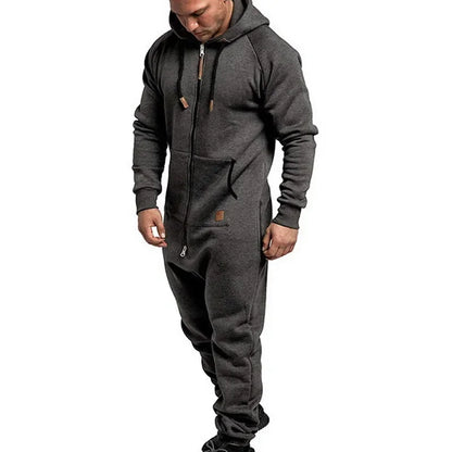 Conjunto Masculino de Moletom com Capuz e Calças